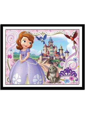 girl-2021 *พร้อมส่ง* ชุดภาพติดคริสตัลกลม ลายเจ้าหญิงโซเฟีย (งานติดเต็มภาพ) ขนาด 50*40 ซม.ผ้าแคนวาส ลงกาวติดเต็มลาย+คริสตัลกลม 36 สี+อุปกรณ์ครบชุด