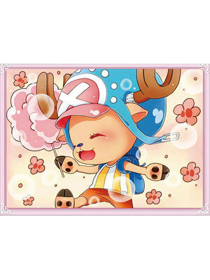 one-1100 *สินค้าหมด* ชุดปักครอสติช ลายวันพีช (ปักเต็มผืนผ้า ไม่มีเดินเส้น ปักครั้งละ 3 เส้นเล็ก) ขนาด 65*49 ซม.ผ้าครอสติช 11CTพิมพ์ลายปักบนผ้า ไหมคอตตอน 33 สี ผังลาย เข็ม