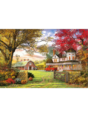 home-1115 *สินค้าหมด* ชุดปักครอสติช ลายบ้านใหญ่ในสวนสวย (ปักเต็มผืนผ้า ไม่มีเดินเส้น ปักครั้งละ 3 เส้นเล็ก) ขนาด 68*49 ซม.ผ้าครอสติช 11CTพิมพ์ลายปักบนผ้า ไหมคอตตอน 48 สี ผังลาย เข็ม