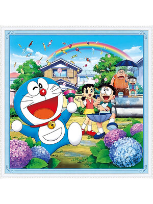 doraemon-1003 *พร้อมส่ง* ชุดปักครอสติช ลายโดราเอมอน (ปักเต็มผืนผ้า ไม่มีเดินเส้น ผ้า11CTพิมพ์ลาย ปัก 3 เส้นเล็ก) ขนาด 65*65 ซม.ผ้าครอสติช 11CTพิมพ์ลายปักบนผ้า ไหมคอตตอน 55 สี ผังลาย เข็ม