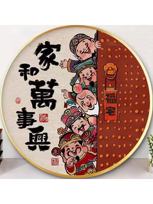 tep-1162 *สินค้าหมด* ชุดปักครอสติช ลายเทพเจ้าแห่งโชคลาภทั้ง 5 (งานปักเต็มลาย ไม่มีเดินเส้น ปักครั้งละ 3 เส้นเล็ก) ขนาด 60*60 ซม.ผ้าครอสติช 11CTพิมพ์ลายปักบนผ้า ไหมคอตตอน 23 สี ผังลาย เข็ม