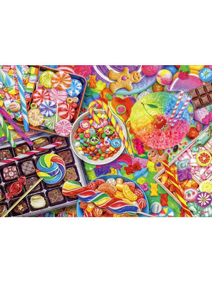 candy-1001 *สินค้าหมด* ชุดปักครอสติช ลายขนมหวาน candy (ปักเต็มผืนผ้า ไม่มีเดินเส้น ผ้า11CTพิมพ์ลาย ปักครั้งละ 3 เส้นเล็ก) ขนาด 71*55 ซม.ผ้าครอสติช 11CTพิมพ์ลายปักบนผ้า ไหมคอตตอน 44 สี ผังลาย เข็ม