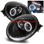 ไฟหน้าโปรเจคเตอร์ VOLKSWAGEN NEW BEETLE 98-05 ดำ วงแหวน