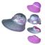 หมวกกอล์ฟ หมวกกันUV กันแดด ถอดเป็นไวเซอร์ได้ (สีเงิน/ชมพูอ่อน) by Season Tales