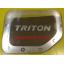 ครอบฝาถังน้ำมันโครเมี่ยม MITSUBISHI TRITON 06-14 CAB สแตนเลส