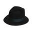 หมวกปานามา Fedora (สีดำ - ไม่มีโบว์) ปีกกว้าง 2" by Season Tales