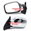 กระจกมองข้างปรับมือ ISUZU TFR 97-02 DRAGON EYE โครเมี่ยม