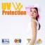 หมวกปีกรอบ กันUV กันแดด สีขาว/กรมท่าจุด กว้างพิเศษ 5นิ้ว (ใส่ได้2ด้าน) by Season Tales