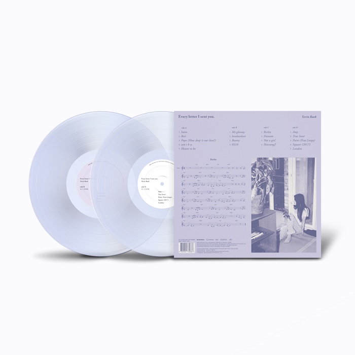 [PRE-ORDER] BAEK YERIN - EVERY LETTER I SENT YOU. (2LP) (Limited Edition)
