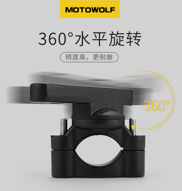 ขายึดรูกระจก และ ขายึดแอนด์บาร์ อเนกประสงค์ Motowolf