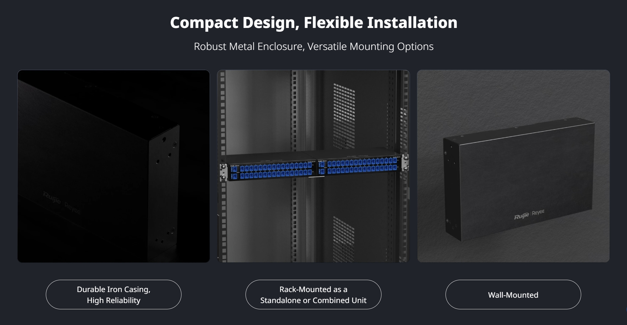 RUIJIE RG-SPL2016-SC E-Lighten PON Passive Optical Network PLC Splitter BY BILLIONAIRE SECURETECH RG-SPL2016-SC