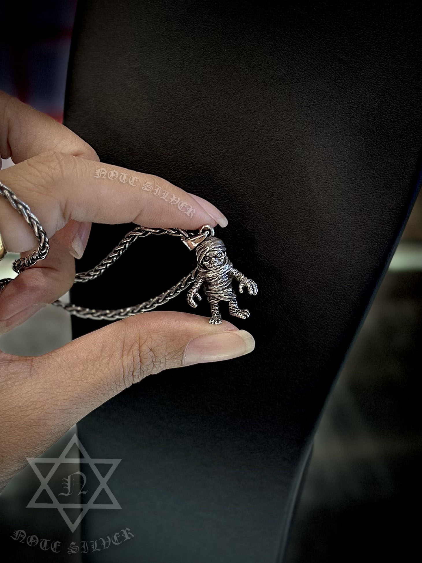 จี้เงินแท้ มัมมี่ Sterling Silver 925 NSPD3454