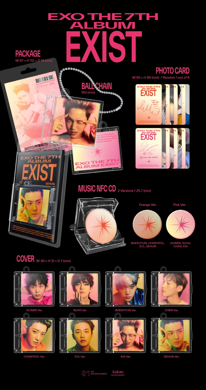 [PRE-ORDER] EXO - 7th Album "EXIST" (SMini ver.)