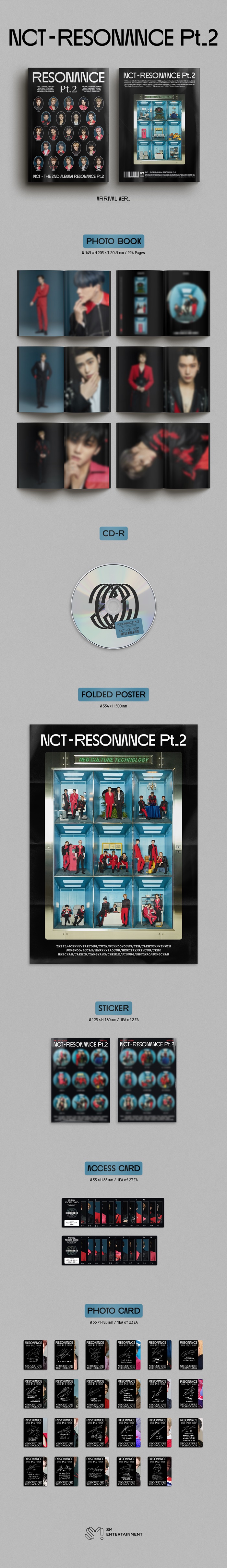 [PRE-ORDER] NCT 2020 - 2nd Album "RESONANCE PT.2" (Arrival Ver.)