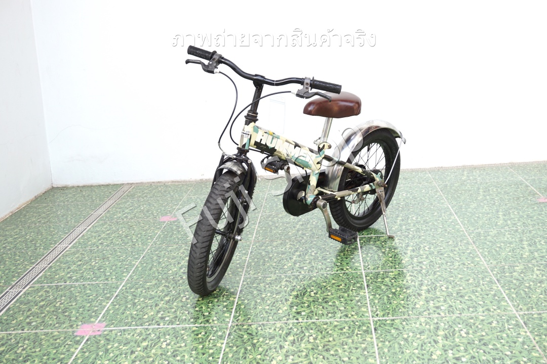 จักรยานเด็กญี่ปุ่น - ล้อ 16 นิ้ว - ไม่มีเกียร์ - Hummer - สีเขียว [จักรยานมือสอง]