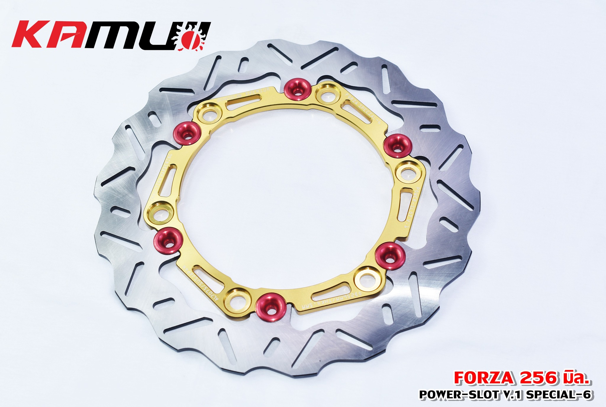 จานดิสก์หน้า ADV 350 / Forza 300-350 ขนาดเดิม 256 มิล. POWER-Slot V.1 Special-6