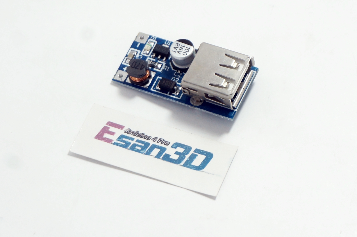 USB Step-up Module 0.9V-5V to 5V lithium battery charging
