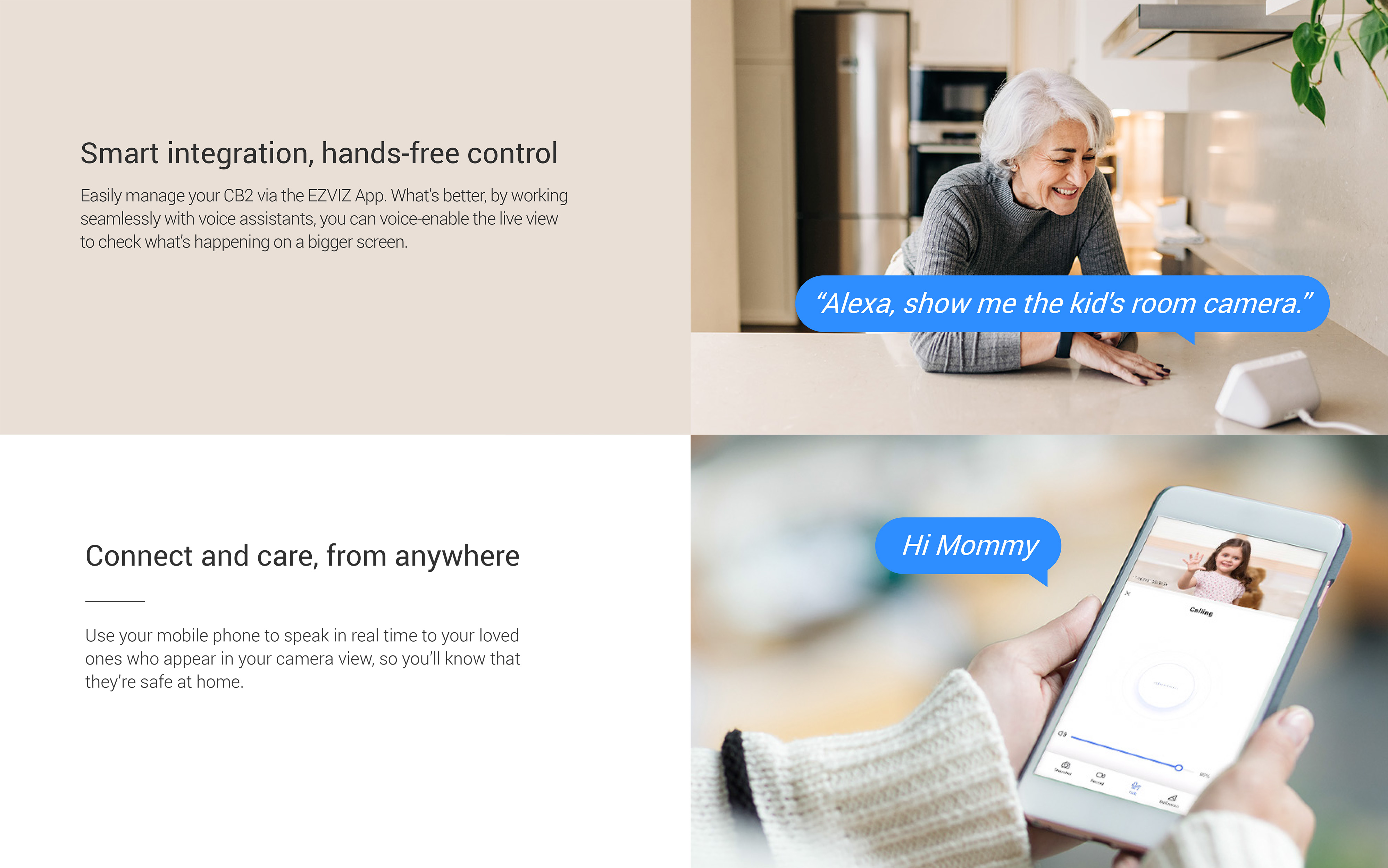 EZVIZ CB2 กล้องวงจรปิดระบบ IP WIFI ความละเอียด 2 ล้านพิกเซล มีแบตเตอรี่ มีไมค์และลำโพงในตัว ขายึดเป็นแม่เหล็ก **ไม่มี PORT LAN** BY BILLIONAIRE SECURETECH EZVIZ CB2