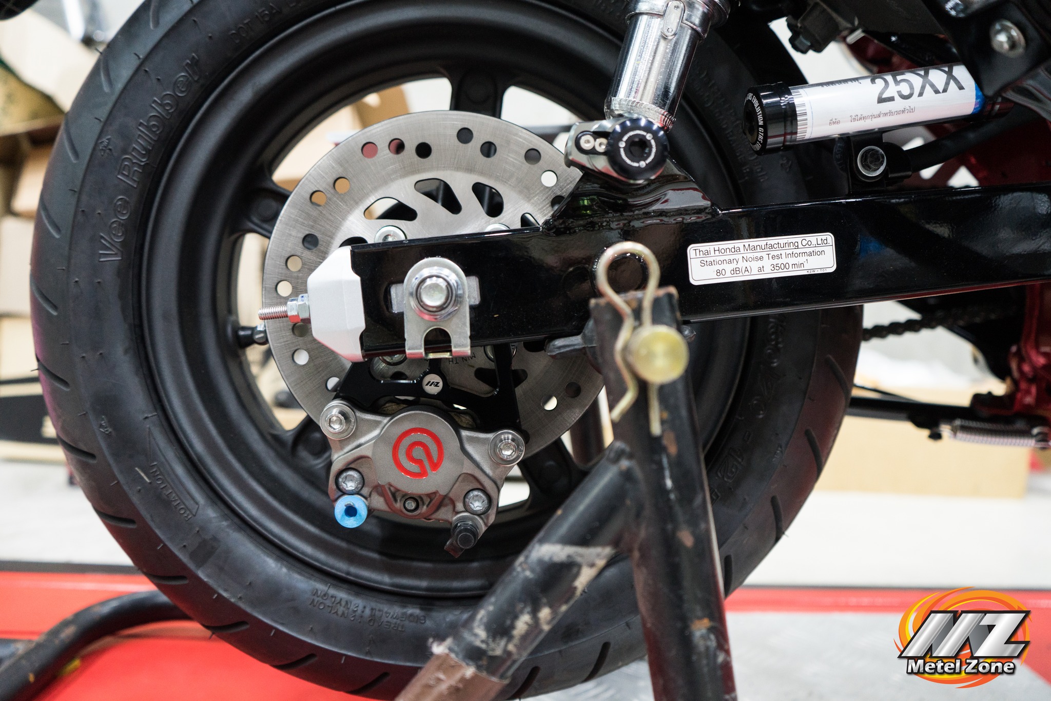 ขาจับปั้มหลังผีเสื้อ ปั้มBrembo ปักข้าง 2P METELZONE ST-125Dax ยึดล่าง