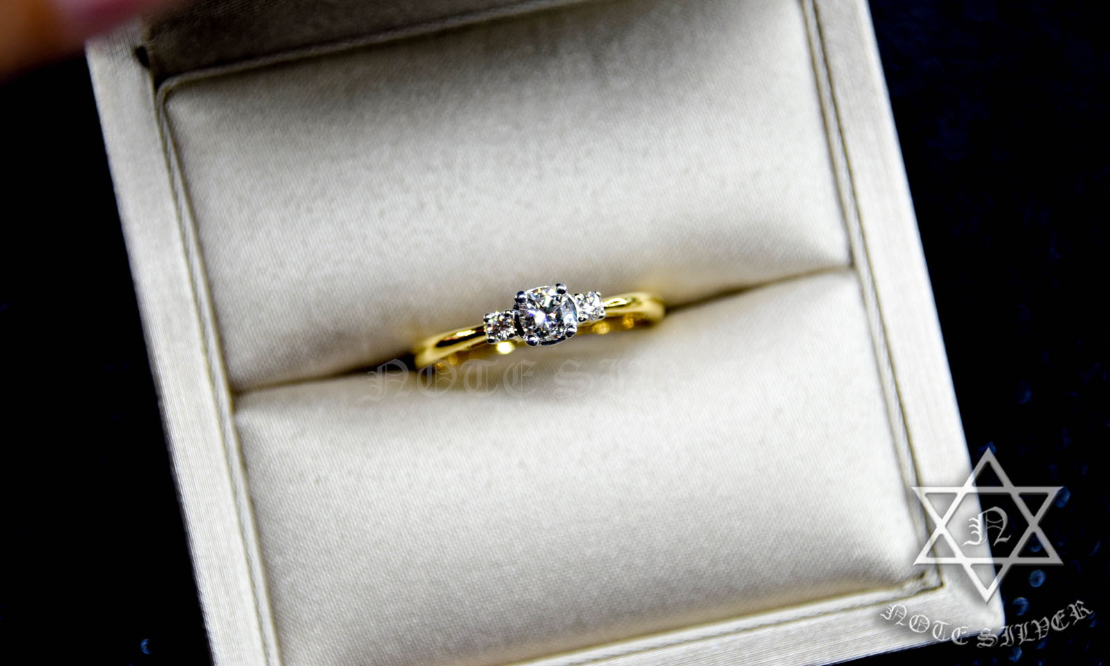 แหวนแต่งงาน ทองคำแท้ 18K Gold NSGD1877