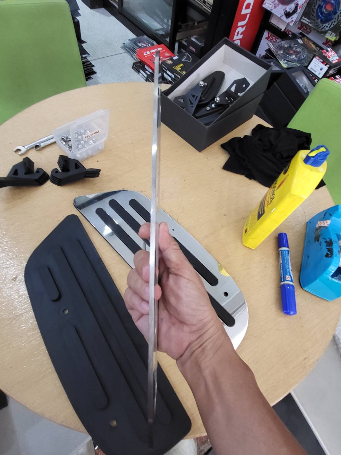 แผนพิ้นสเตนเลสหนา GIORNO+ ราคา900 semspeed