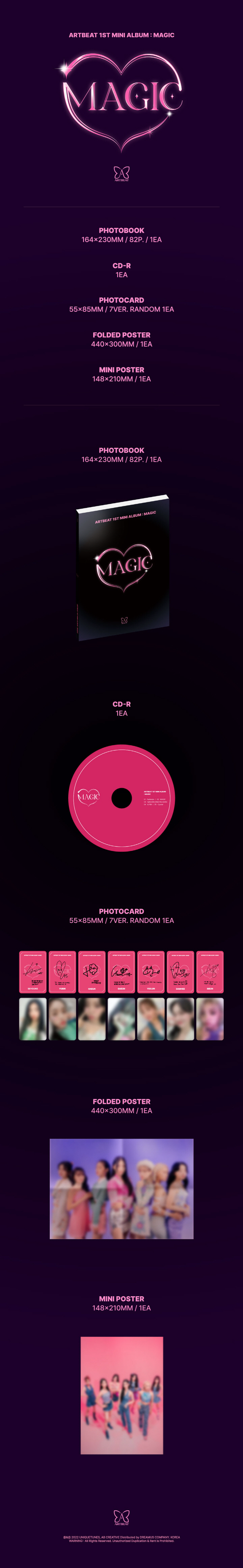 [PRE-ORDER] ARTBEAT - 1st Mini Album "MAGIC"