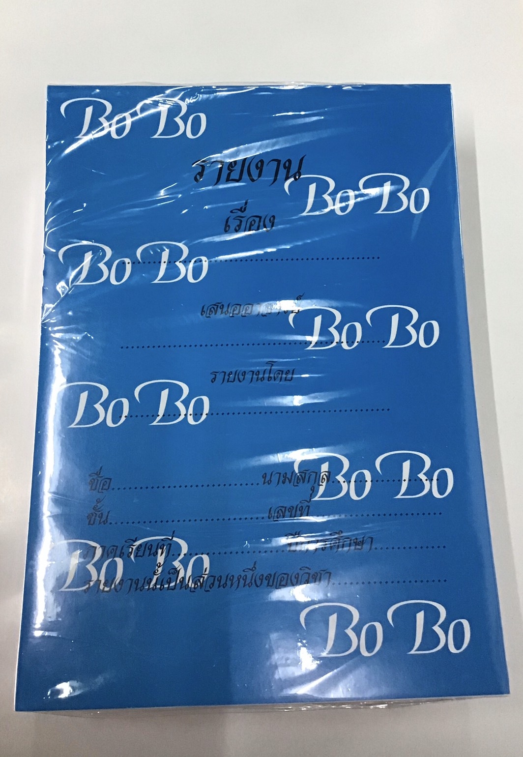สมุดรายงาน BoBo (1*12)