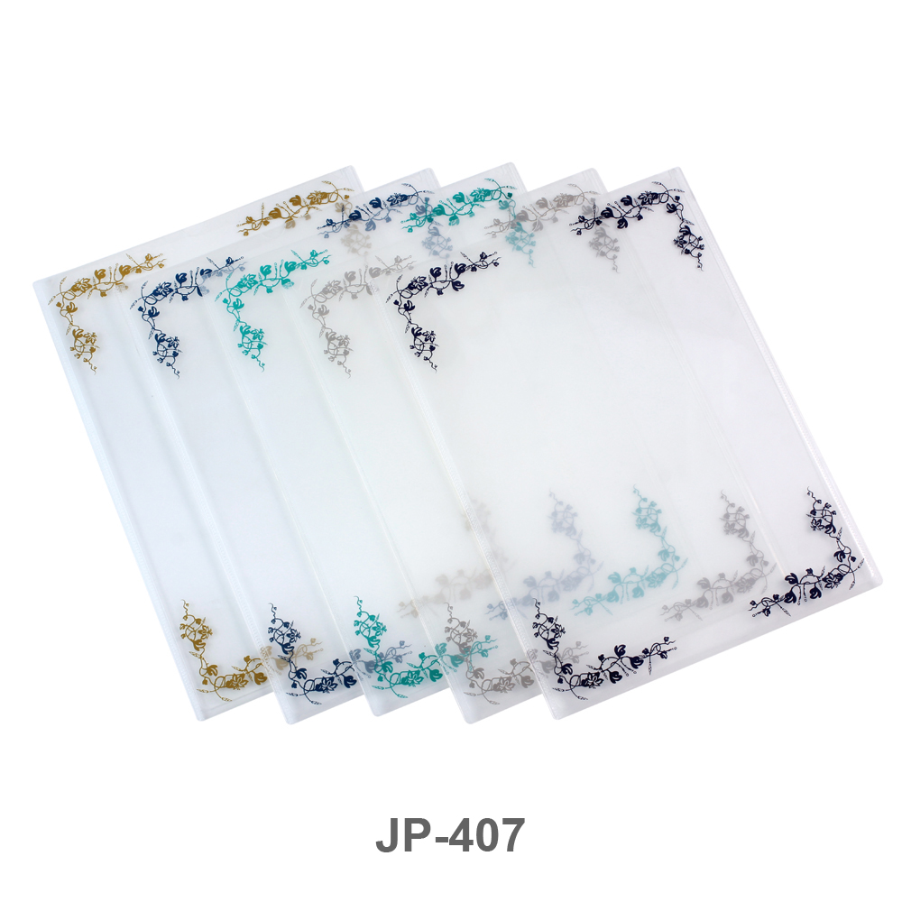 ซองประกาศนียบัตร A4 PP Card Case ลายไม้เลื้อย JP-407