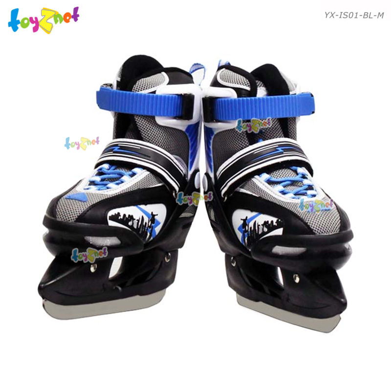 Toyznet ส่งฟรี รองเท้าสเก็ตน้ำแข็ง สีน้ำเงิน Size M (35-38) รุ่น YX-IS01-BL-M