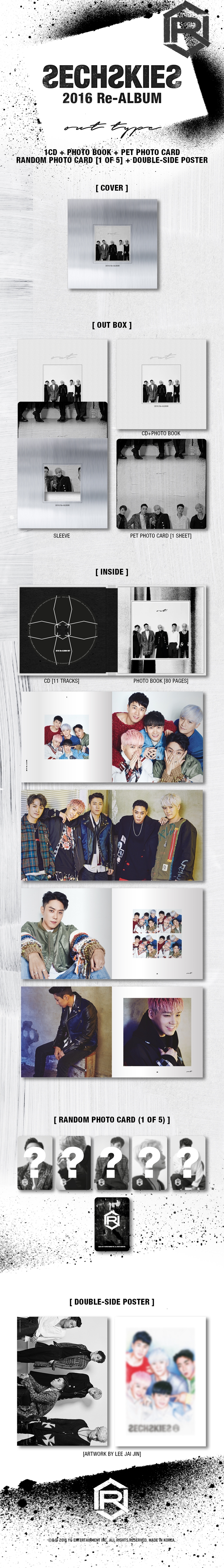 [PRE-ORDER] SECHSKIES - SECHSKIES 2016 RE-ALBUM (Random Cover)