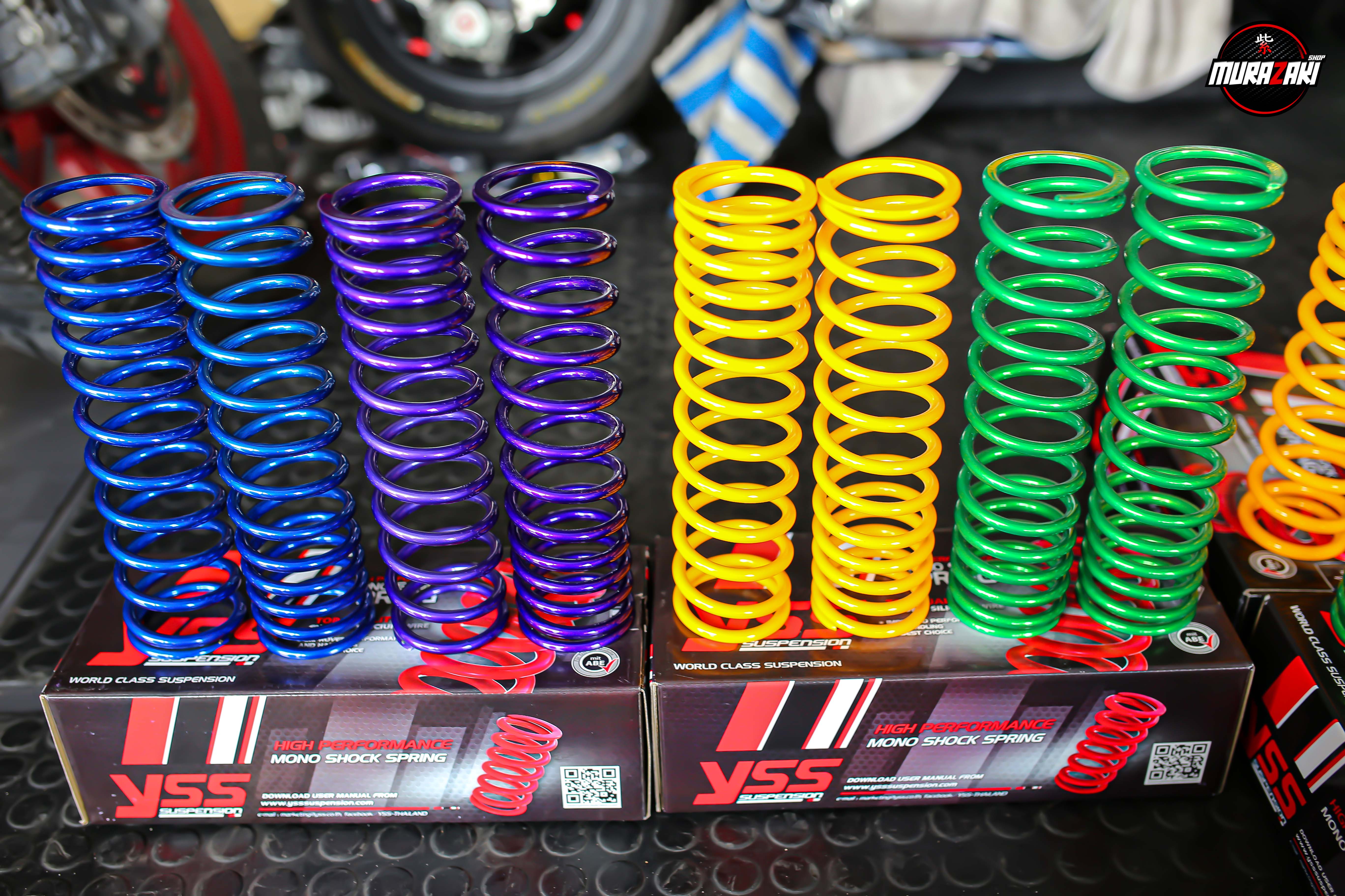 สปริงทำสีพาวเดอร์โค้ท 🛒PCX160 ซื้อขาดคู่ 1900.- สับเดิม 900.- 🛒X-Max300 ซื้อขาดคู่ 1900.- สับเดิม 900.- 🛒Forza350 ซื้อขาดคู่ 1900.- สับเดิม 900.- 🔥พิเศษสำหรับลูกค้าซื้อโช้ค YSS G-TX🔥 สับสปริงทำสี ฟรี!! 1 คู่ [เลือกส