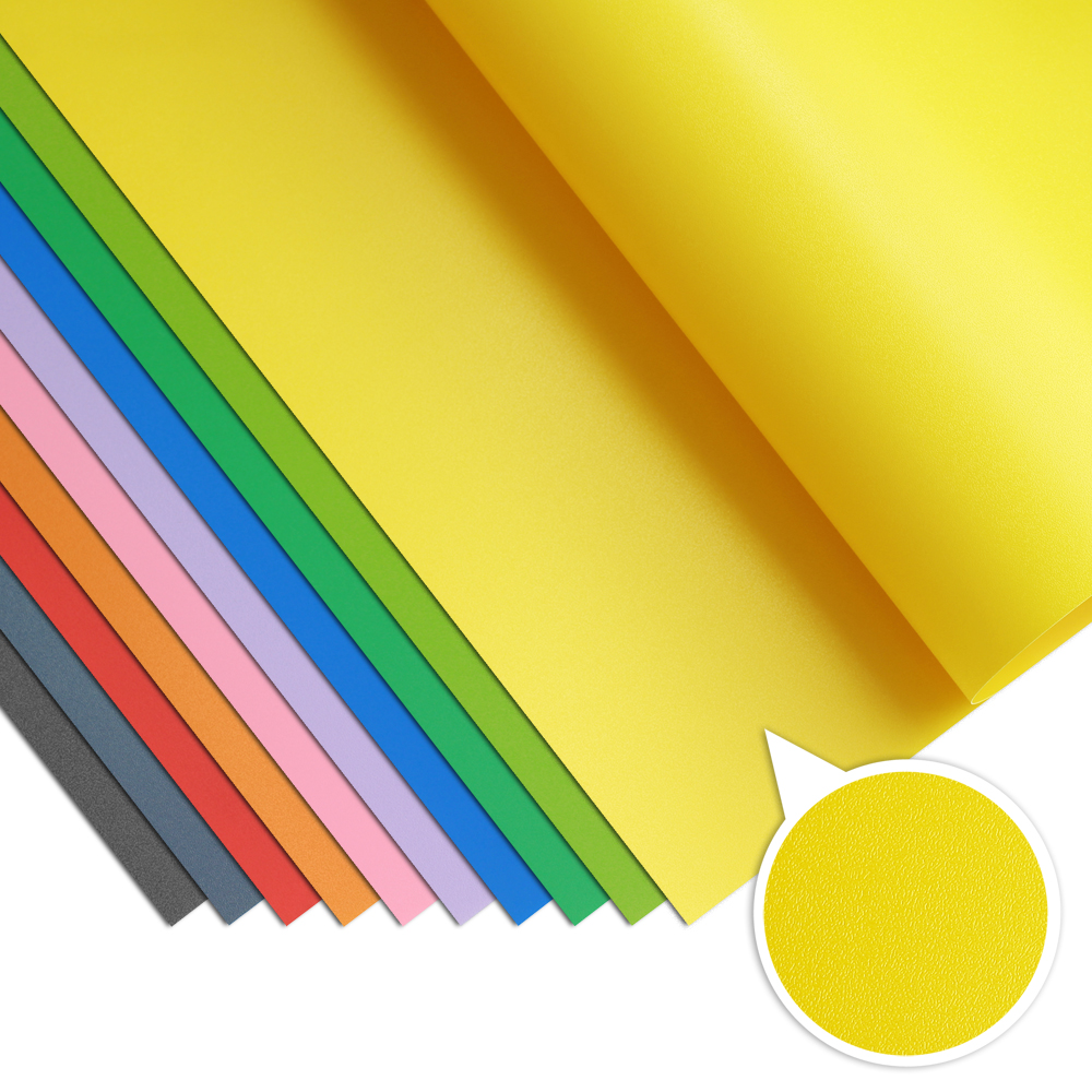แผ่นพลาสติกพีพี 53x75 ซม. 400 ไมครอน สีทึบ