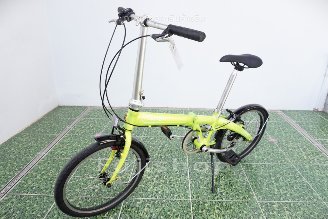 จักรยานพับได้ญี่ปุ่น - ล้อ 20 นิ้ว - เกียร์ 7 สปีด - อลูมิเนียม - Dahon Vybe D7 - สีเขียว [จักรยานมือสอง]