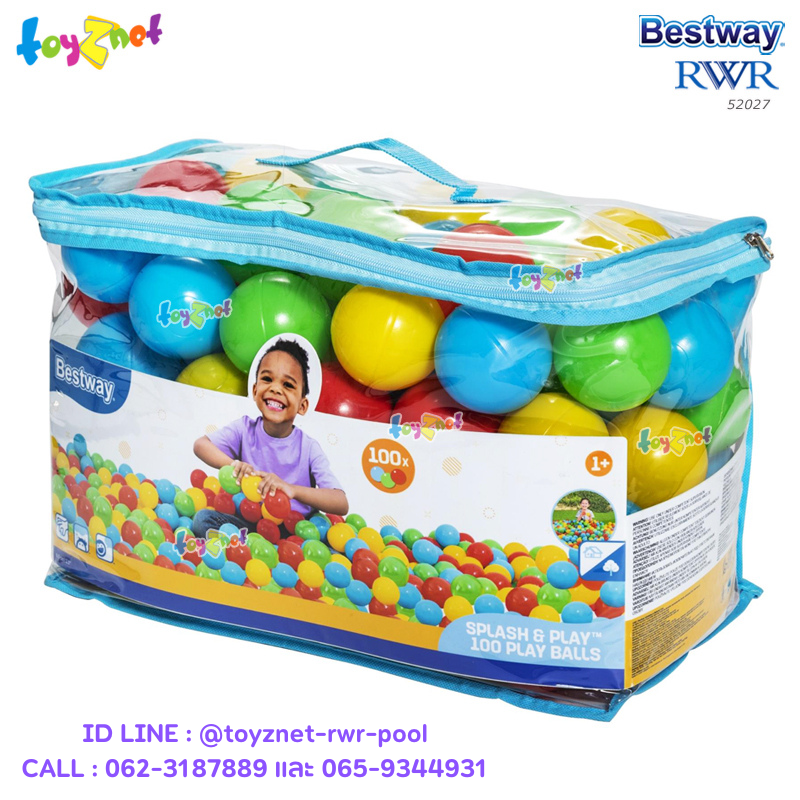 Bestway Splash & Play 6.5cm 100 Balls no.52027
