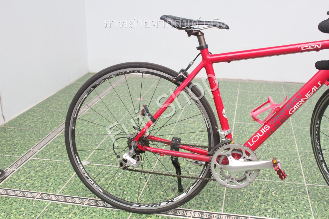 จักรยานเสือหมอบญี่ปุ่น - ล้อ 700c - มีเกียร์ - อลูมิเนียม - Louis Garneau CEN - สีแดง [จักรยานมือสอง]