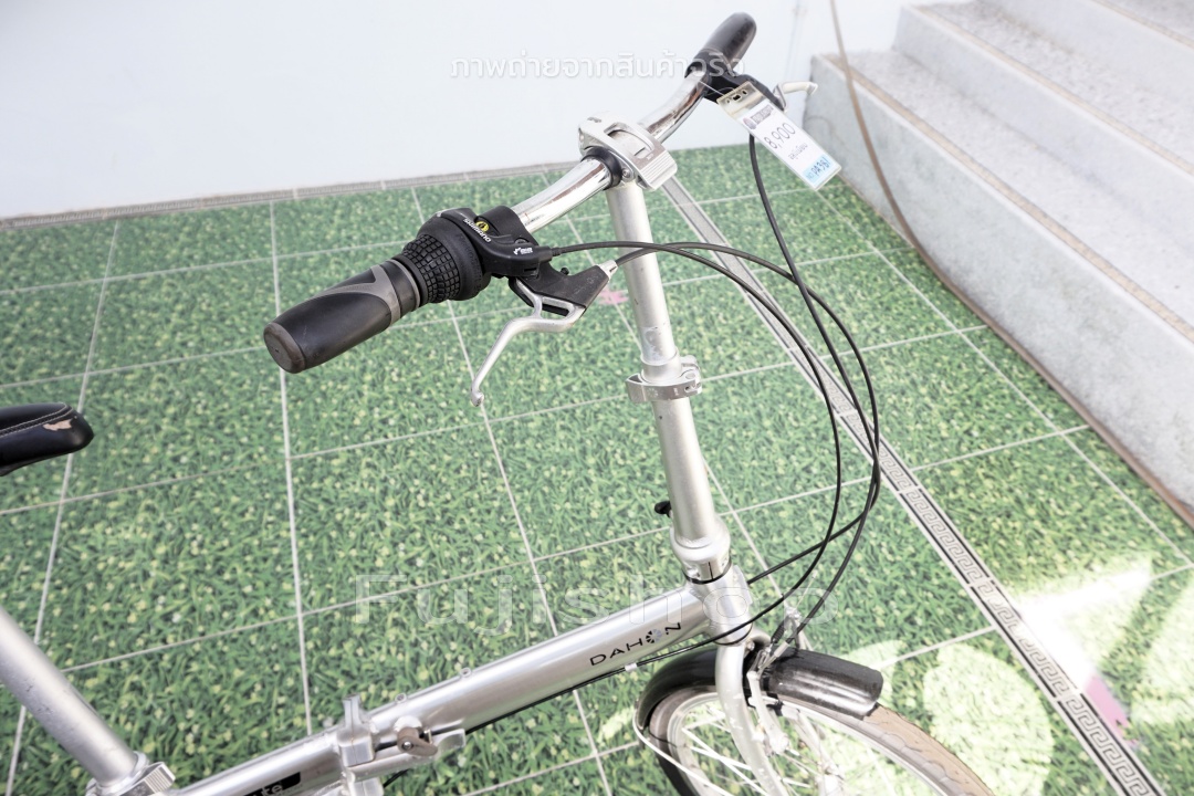 จักรยานพับได้ญี่ปุ่น - ล้อ 20 นิ้ว - เกียร์ 7 สปีด - อลูมิเนียม - Dahon Route - สีเงิน [จักรยานมือสอง]