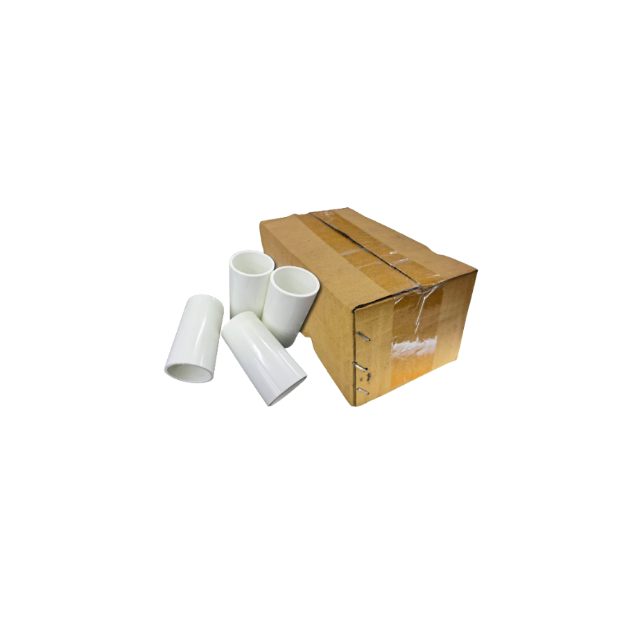 NANO ข้อต่อตรง ข้อต่อตรงเข้าสายไฟสีขาว ขนาด 25มม. 25mm. (100ตัว/กล่อง) PVC อุปกรณ์ข้อต่อตรงท่อร้อยสายไฟ ร้อยสายไฟ สายไฟ