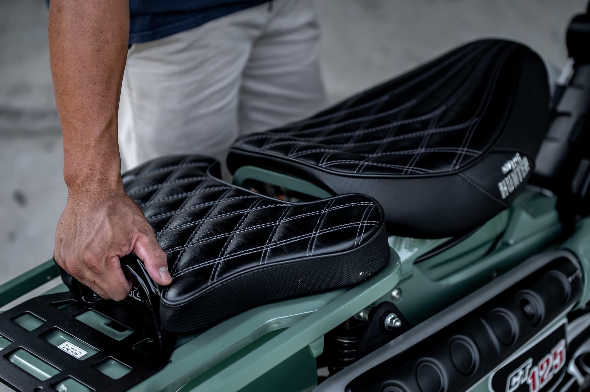 เบาะเสริมตะแกรงท้ายเดิม Extra Passenger seat CT125 motolordD