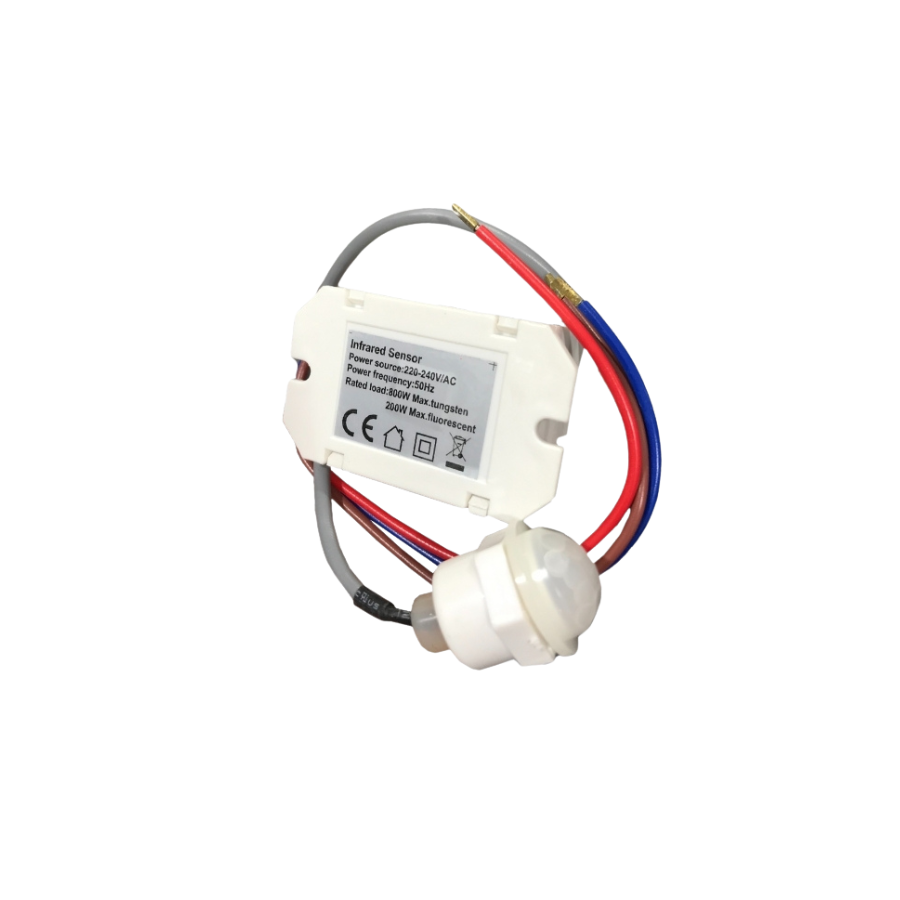 SPRLUX AC Fitting Infrared motion sensor SP-S36 | โมชั่นเซนเซอร์ เปิดปิดไฟรอบบ้าน อัตโนมัติ AC 220V | ตั้งเวลา| ตรวจจับความเคลื่อนไหว