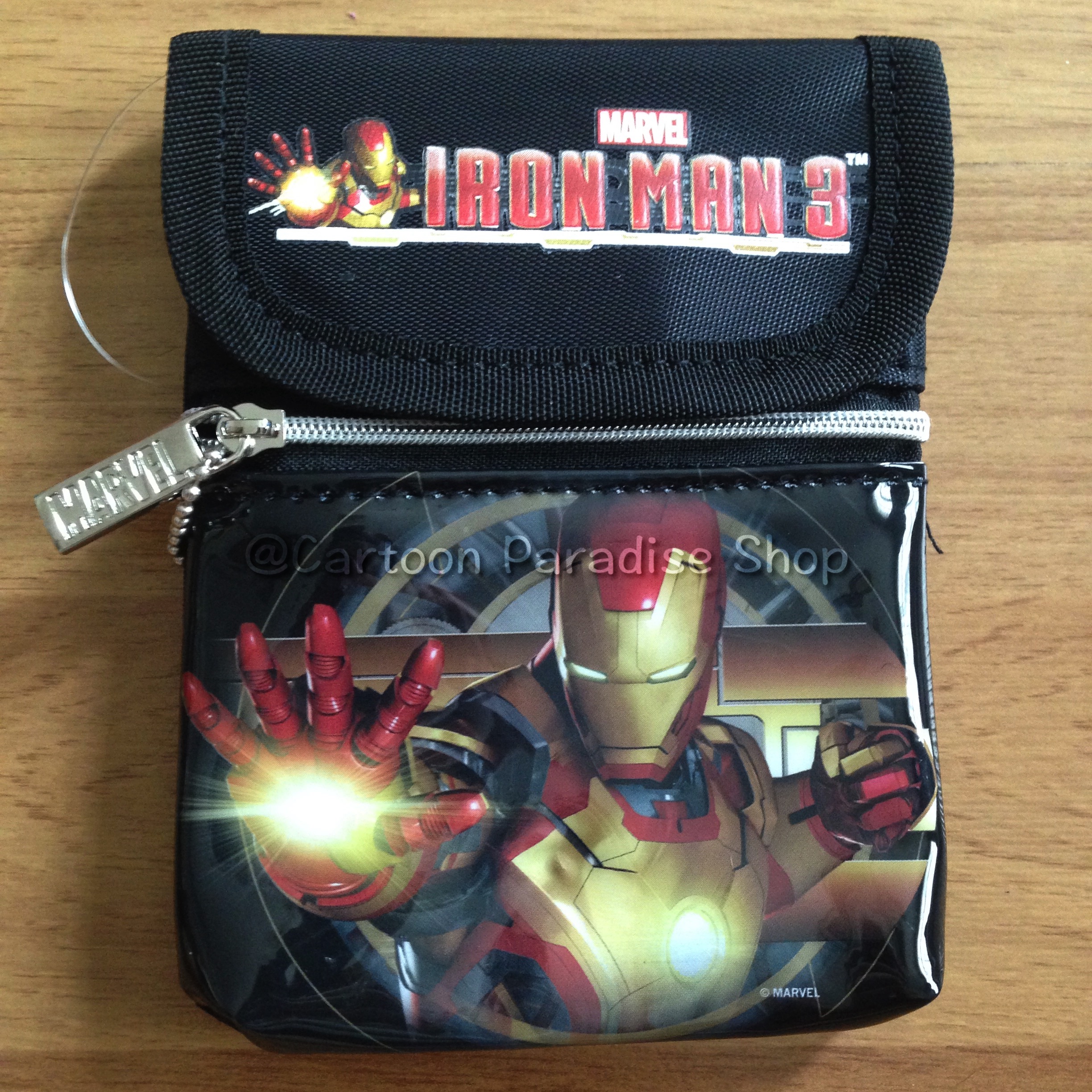 กระเป๋าสะพายข้าง กระเป๋าคล้องคอ ไอรอน แมน Iron Man Shoulder Bag Sling Bag