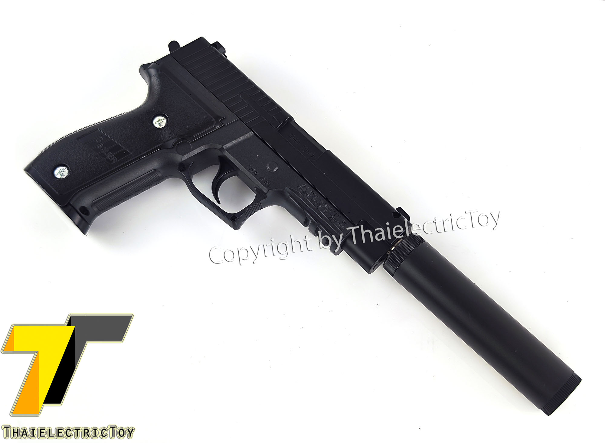 ปืนอัดลมเหล็ก sig sauer p226 ชักยิงทีล่ะนัด ลำกล้องยาว 7.5 นิ้ว หนัก 508 กรัม