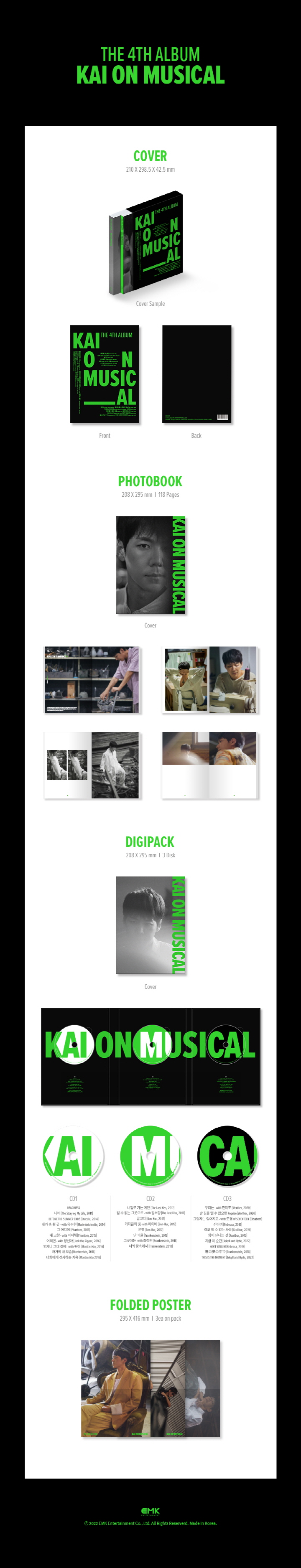 [PRE-ORDER] KAI - 4th Album "KAI ON MUSICAL"