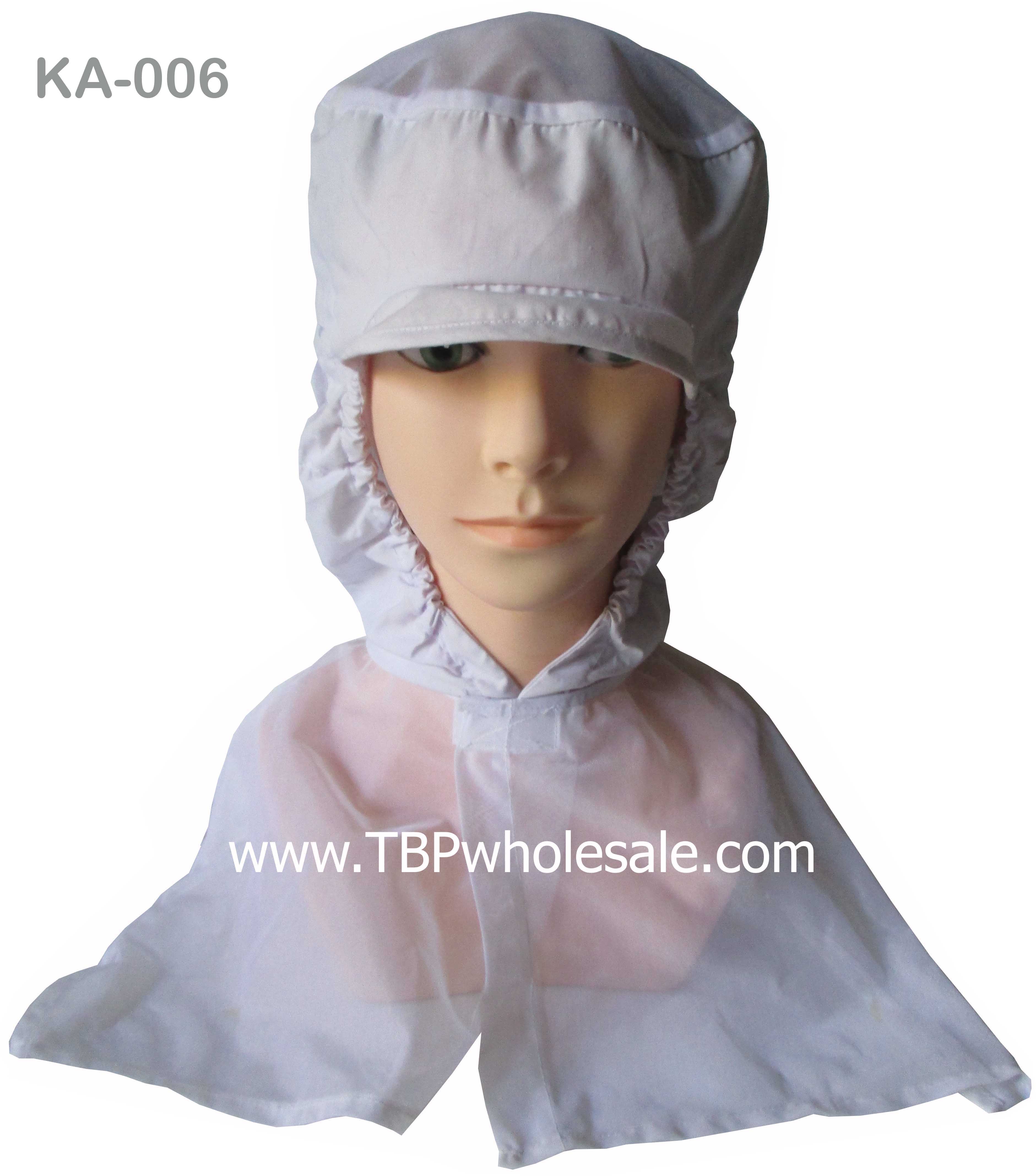 KA-006===ราคาส่ง 95 บาทต่อใบ ขั้นต่ำ 100 ใบ หมวกแก๊ปตาข่ายถี่บนและตาข่ายถี่ล่างปกคลุมไหล่ เจาะรูตาข่ายตรงหู กรอบหน้ายางยืดตรงคางติดเทปตุ๊กแก (ผ้าโทเร มีสีขาว) สนใจติดต่อ 081-0110084/02-3972066