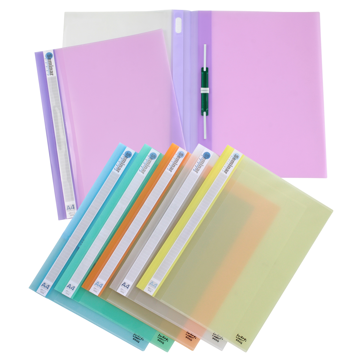 Report Covers with 2-Prong Fasteners and Clear Pocket 995Q