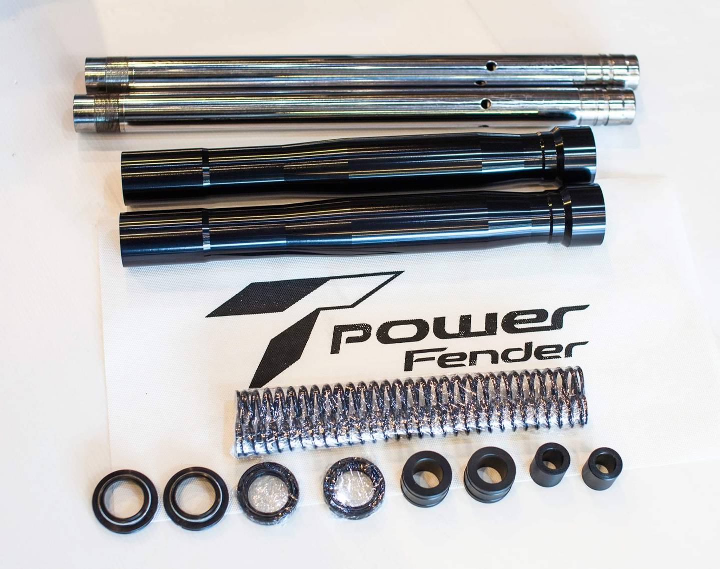 โช๊คหน้าแท้ พร้อมสปริงแบบโหลดหน้าเตี้ย3นิ้ว Power Fender MONKEY 125 ชุดละ11500