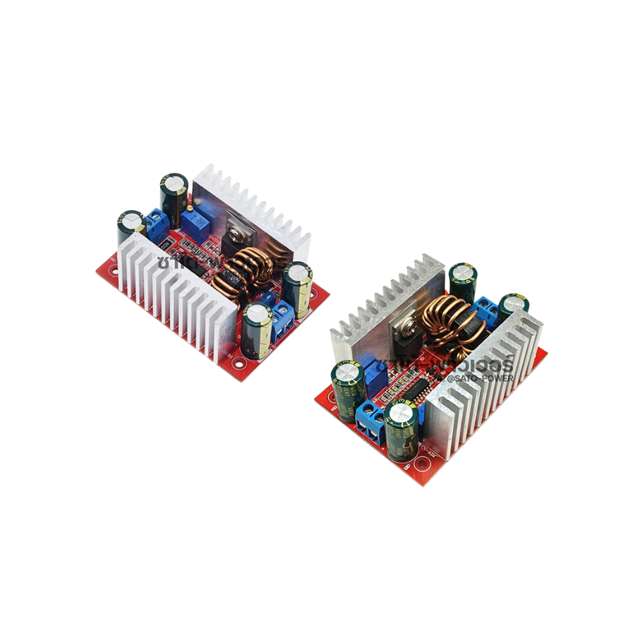 NA680 โมดูลเพิ่มแรงดันไฟ | 400W DC-DC 8.5-50V to 10-60V 15A High-Power | step up boots converter บอร์ดเพิ่มแรงดันไฟ DC