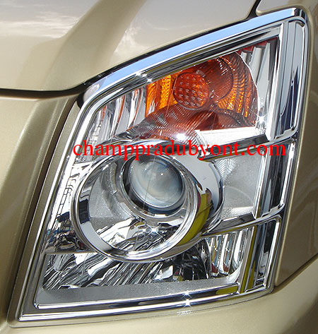 ครอบไฟหน้าโครเมี่ยม ISUZU D-MAX 07-11