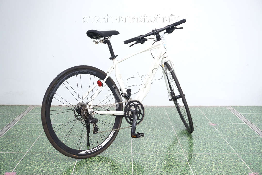 จักรยานไฮบริดญี่ปุ่น- ล้อ 700c - มีเกียร์ - อลูมิเนียม - Merida Grand Speed 250 - สีขาว [จักรยานมือสอง]