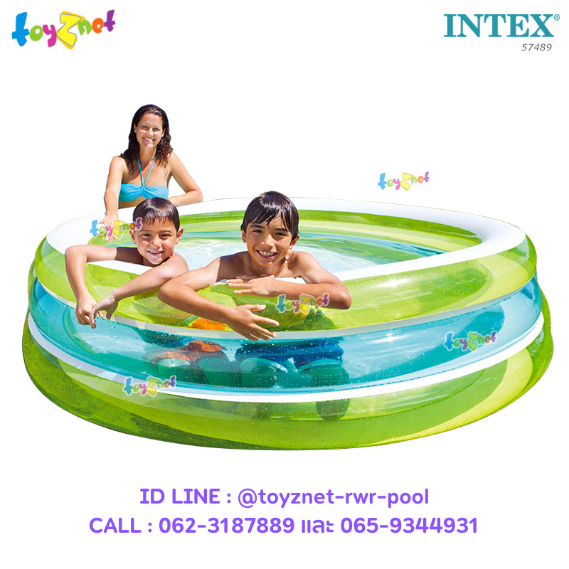 Intex See-through Round Pool 2.03x0.51 m no.57489