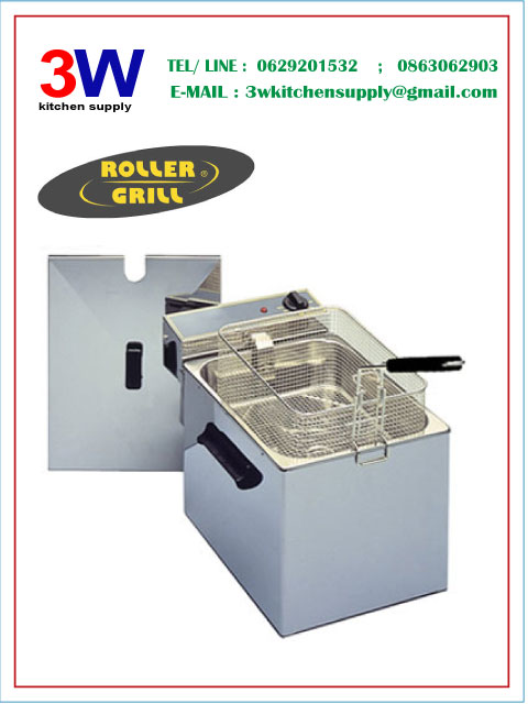 RF8S ROLLER GRILL Electric deep fryer เตาทอดไฟฟ้า 8 ลิตร